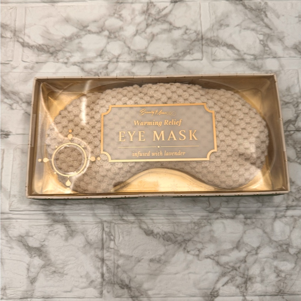 Eye mask Lavender warming relief NEW sleep insomnia sleep aid